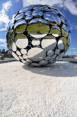 Brisbane - Golden Casket Light Sphere | 196/240