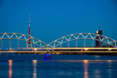 Lettland - Riga - Railway Bridge & TV Tower | 100/100
